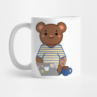 I love electrical engineering computer science bear Mug